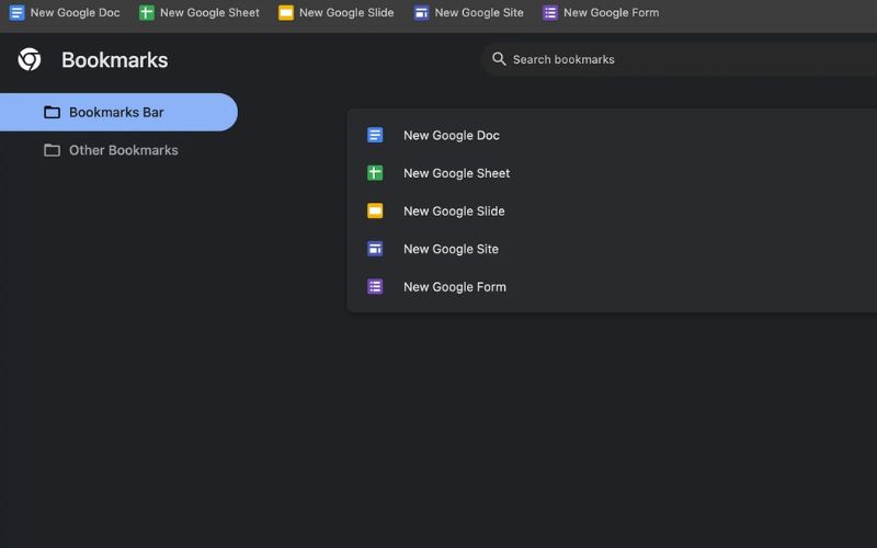 Tạo nhanh tệp mới bằng các đường dẫn tắt của Google Drive