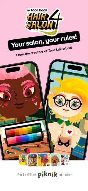 tinh nang game toca hair salon 4