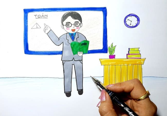 tranh vẽ 20/11 ảnh 3