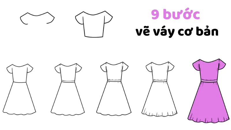 vẽ váy 1