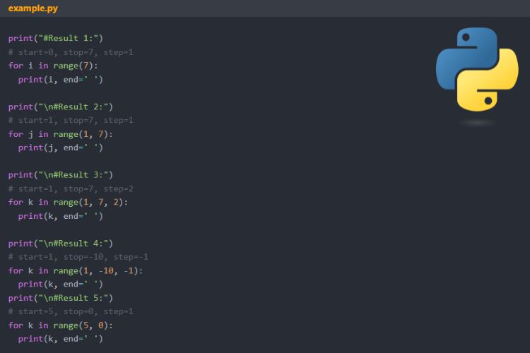 vòng lặp trong python