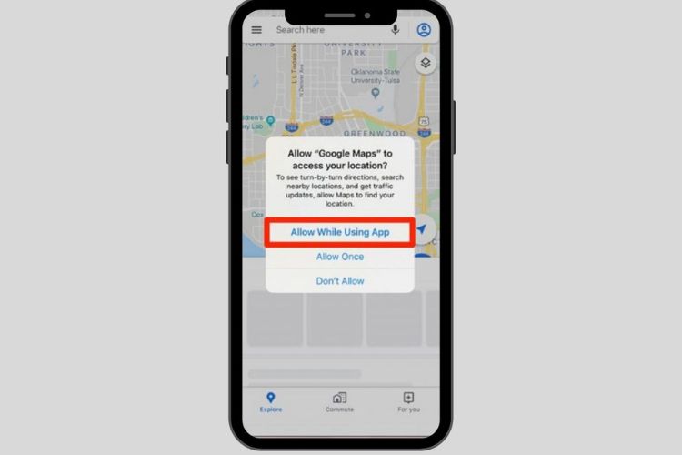 Xác định vị trí hiện tại của tôi hình 3