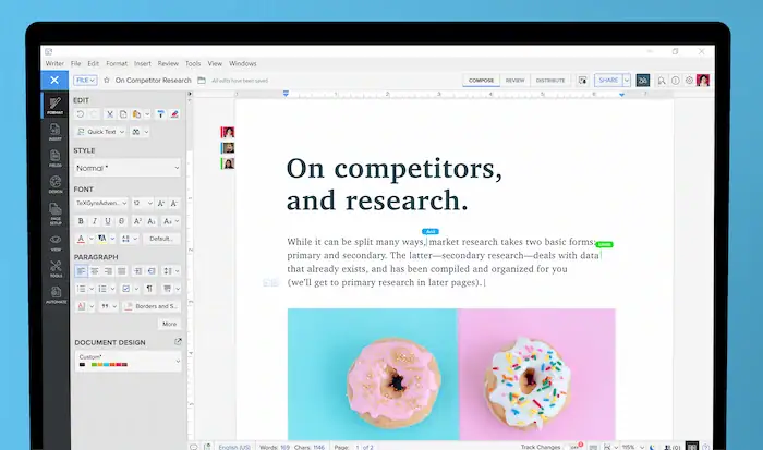 Những tính năng nổi bật của Zoho Writer - tự động hóa tài liệu