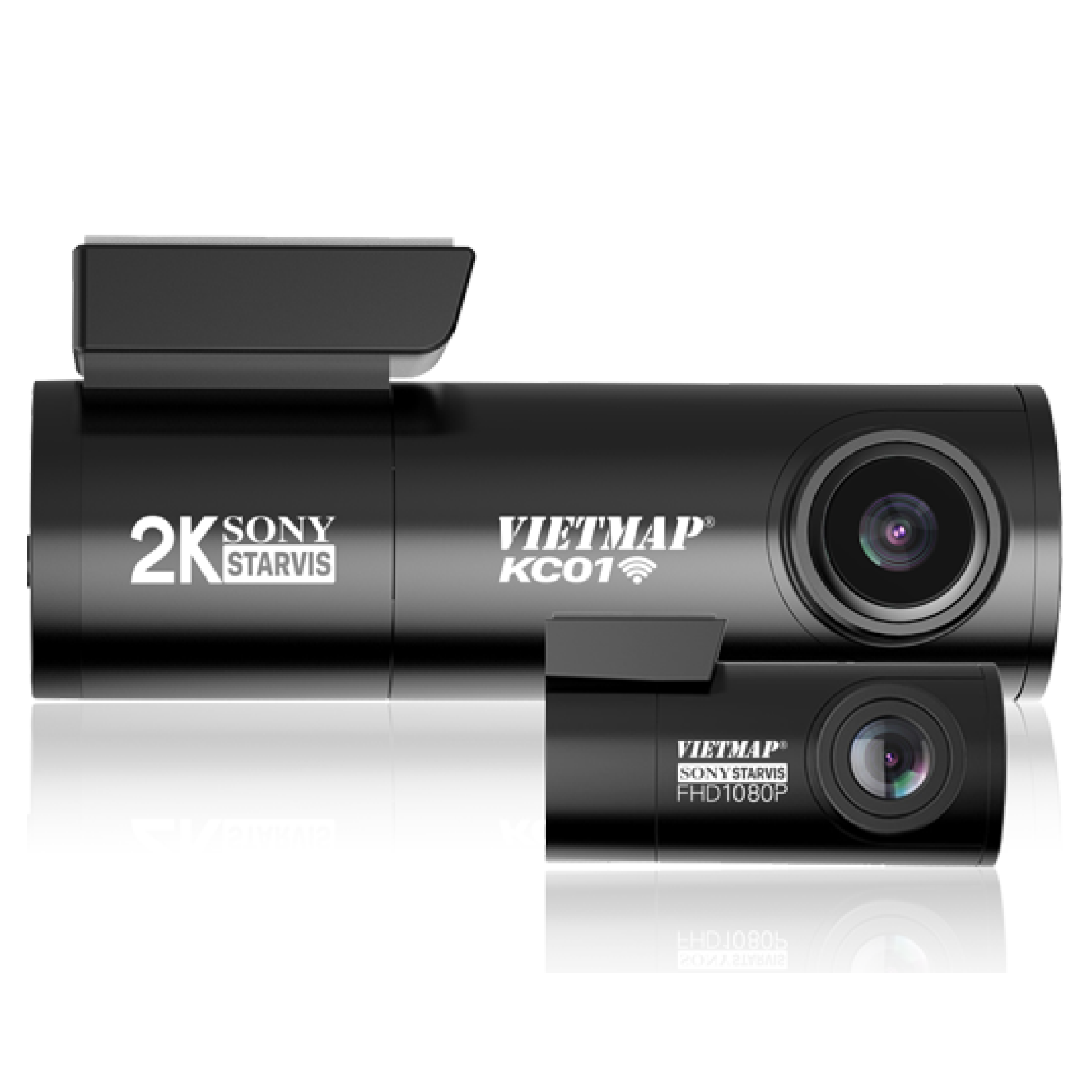 Camera hành trình trước và sau Vietmap KC01