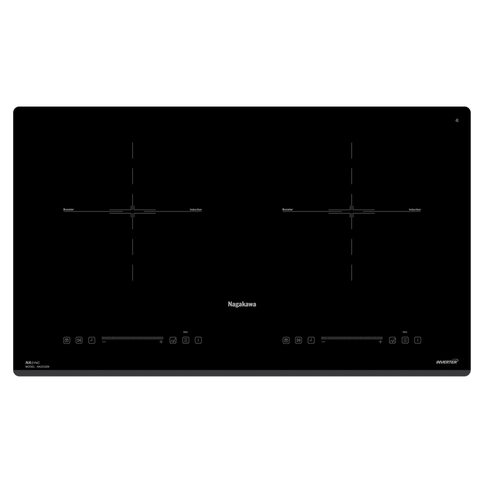 Bếp Điện Từ Đôi Nagakawa Nk2C02M