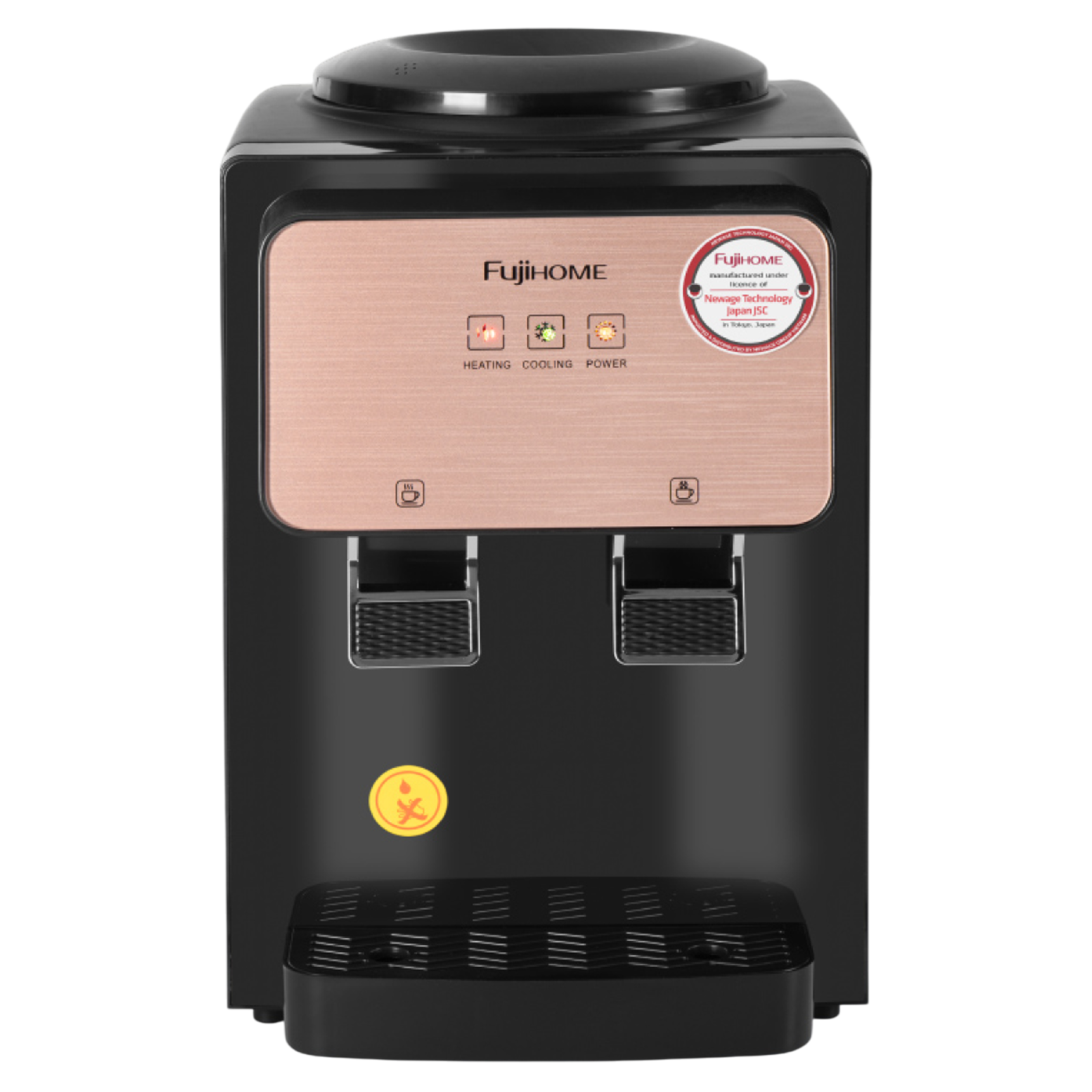 Cây Nước Nóng Lạnh Úp Bình Để Bàn Fujihome Wd03E