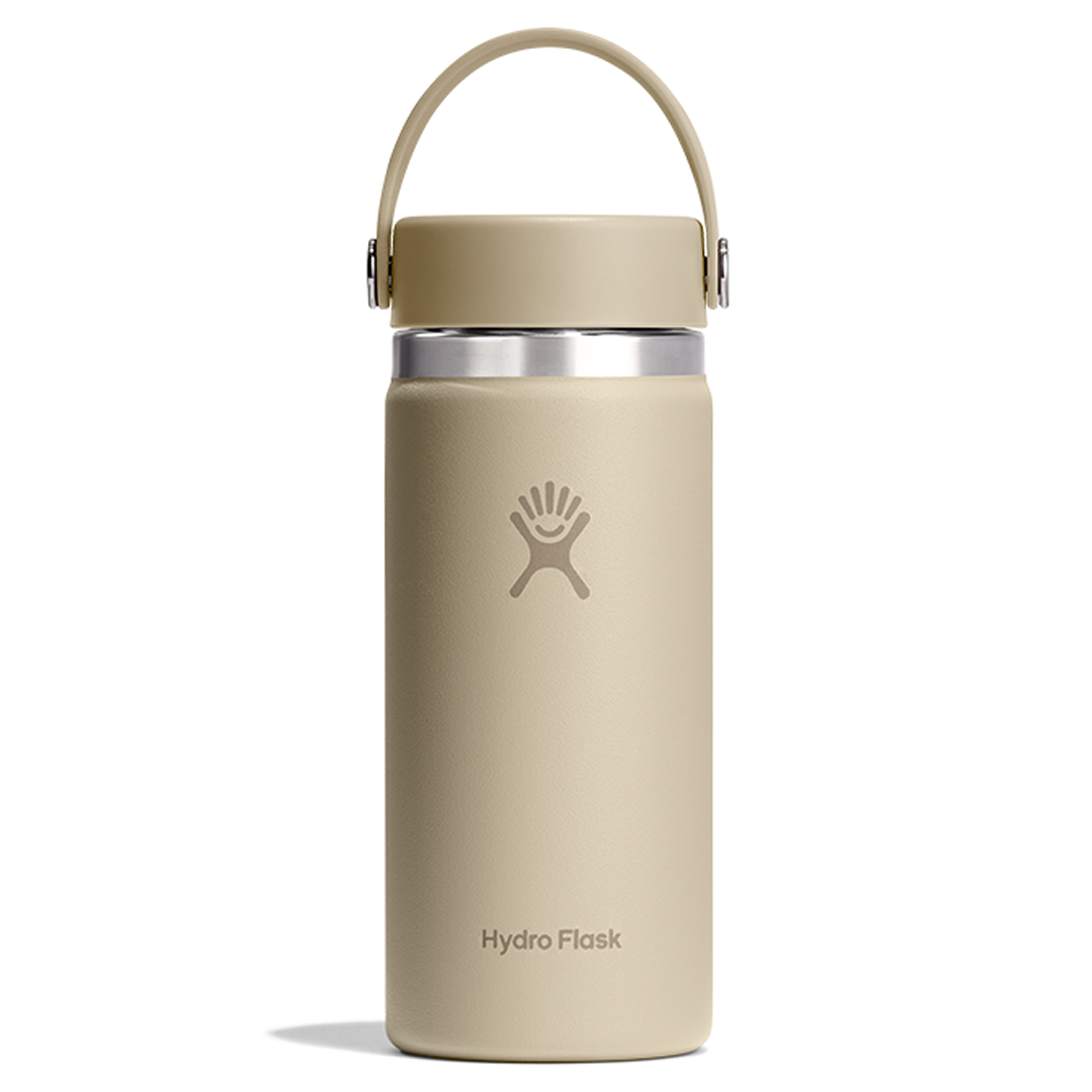 Bình giữ nhiệt inox 18/8 Hydro Flask 16 OZ Wide Flex Cap Oat Apac Only W16CTS114 473ml Be