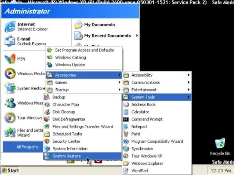 mo system restore