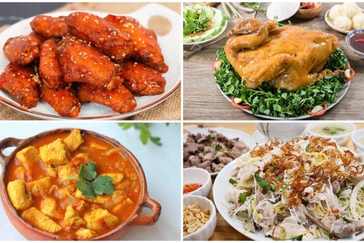 101 cách chế biến thịt gà