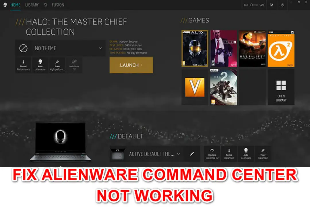 Alienware Command Center là gì? Làm gì khi phần mềm gặp sự cố trên Windows?