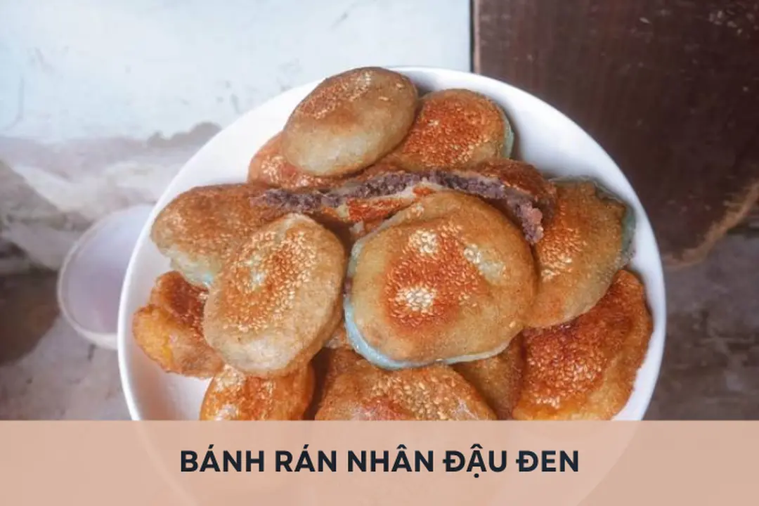 Hướng dẫn cách làm bánh rán nhân đậu đen truyền thống ngọt bùi
