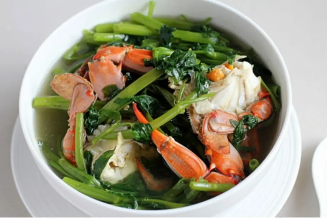 Canh cần tây càng ghẹ – Món canh thanh ngọt, đậm vị cho bữa cơm thêm ...