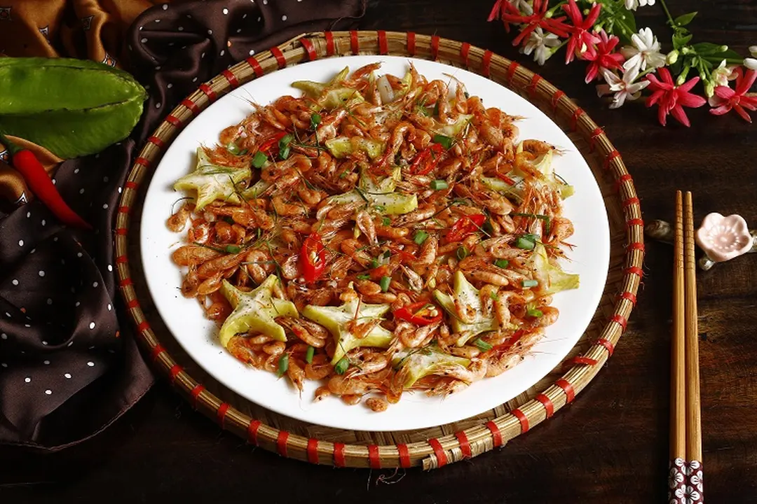 Cách làm tép rang khế dân dã cực kỳ 