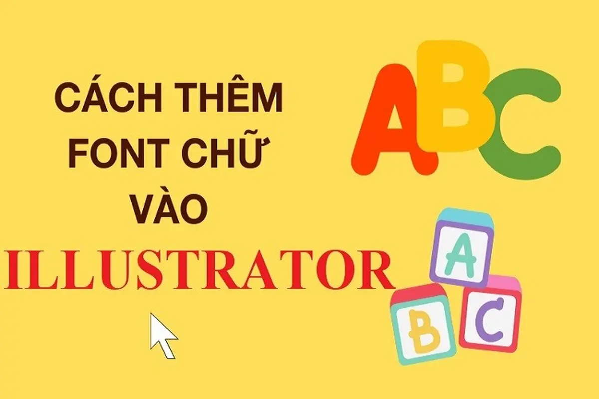 Cach Them Font Chu Vao Illustrator