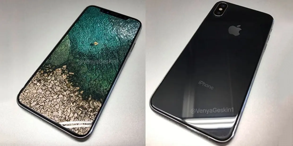 Hình ảnh iPhone 8 có màn hình tràn cạnh, camera kép