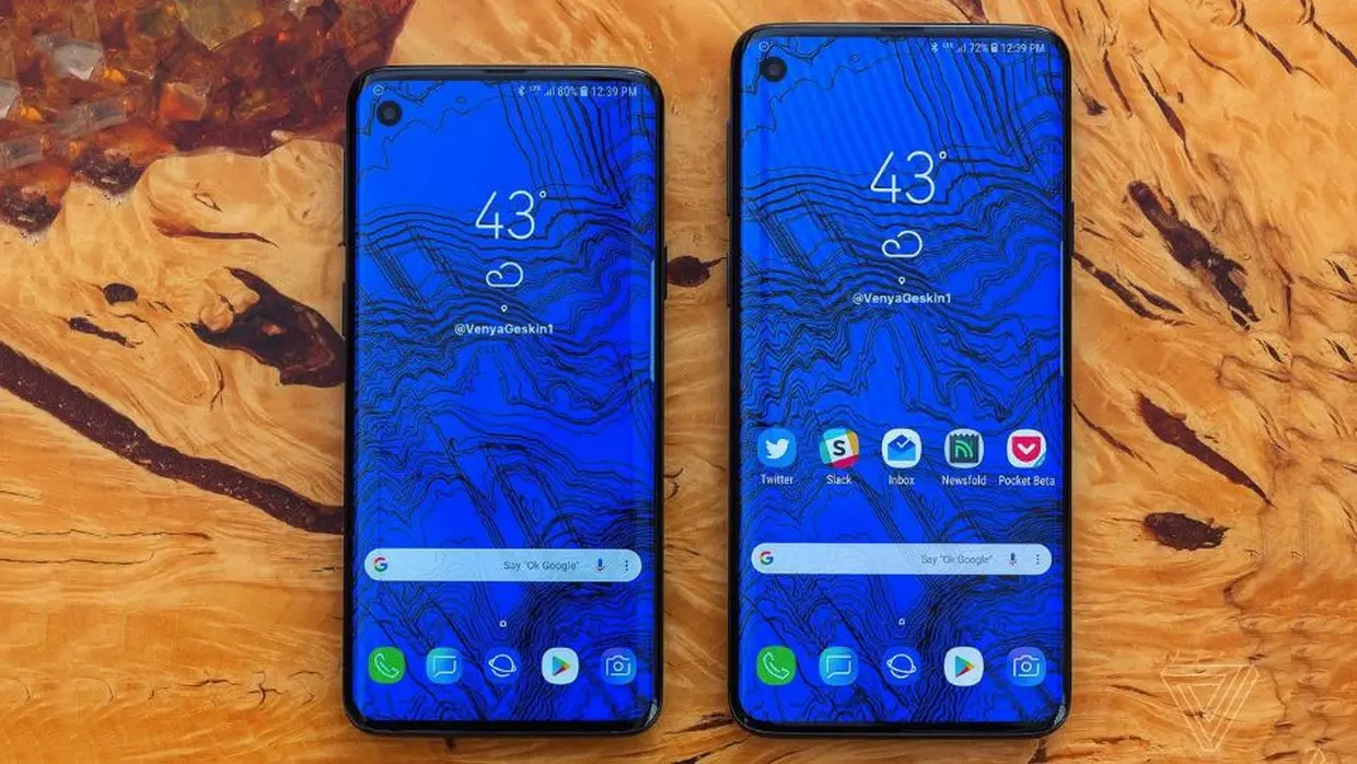 Hình ảnh Galaxy S10 với màn hình Infinity O tuyệt đẹp