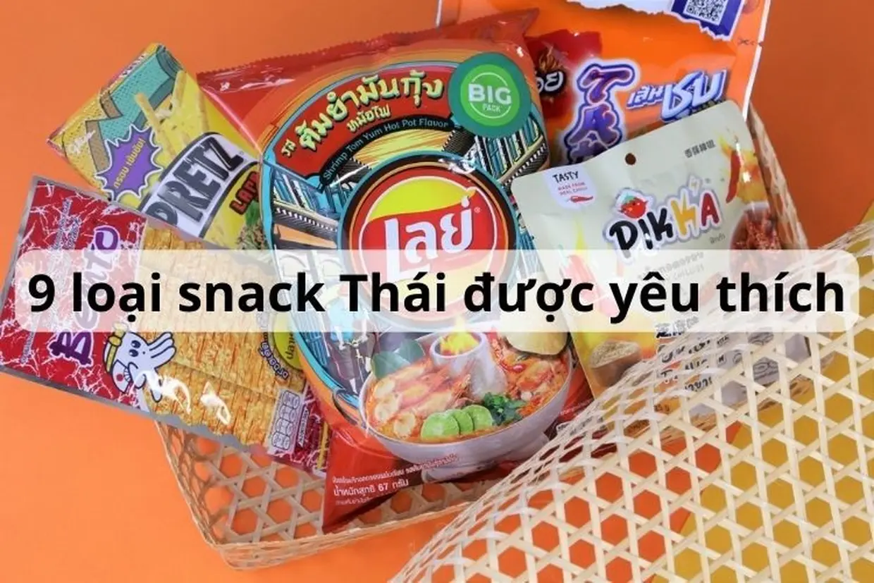 Top 9 loại bánh snack Thái Lan có vị ngon khó cưỡng ai cũng mê