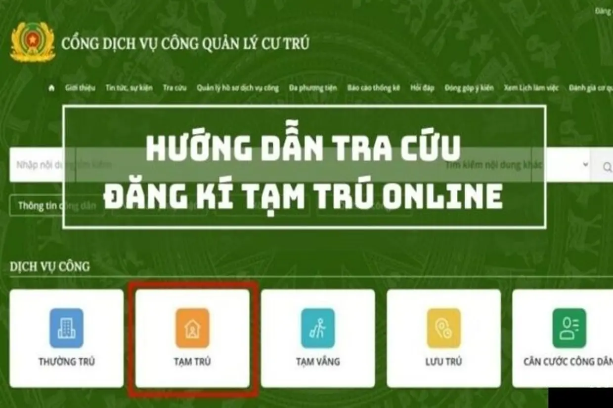 Cách tra cứu tạm trú online đơn giản và chính xác nhất