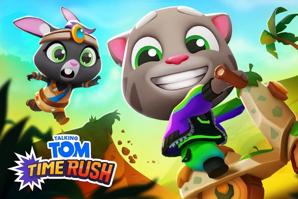 Talking Tom Time Rush - Game phiêu lưu cùng Tom và bạn bè vượt qua Cổng ma thuật truy tìm Pha lê bị đánh cắp