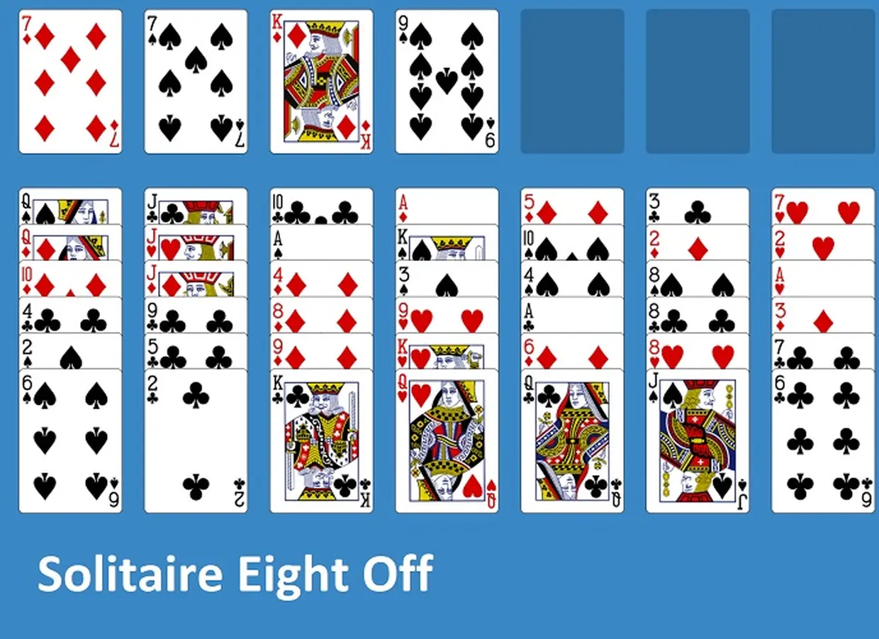 Trải nghiệm Solitaire Eight Off - Biến thể game luyện não FreeCell nổi tiếng mà bạn không nên bỏ lỡ