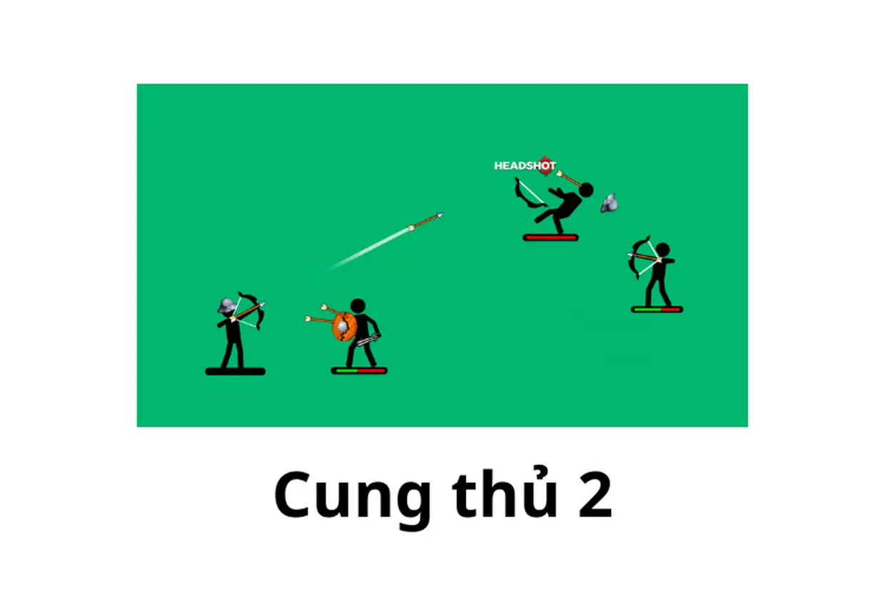 Cung thủ 2 – Game bắn cung người que hấp dẫn mang đến trải nghiệm chiến đấu kịch tính