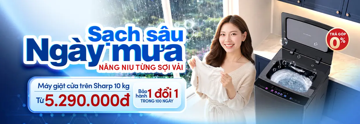 Máy giặt sharp - mới 