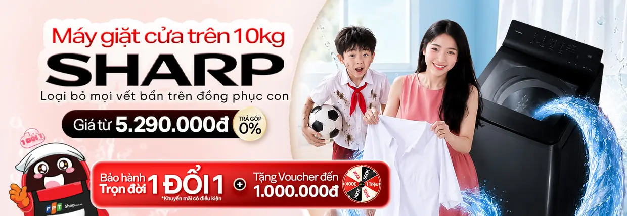 Máy giặt sharp - mới 