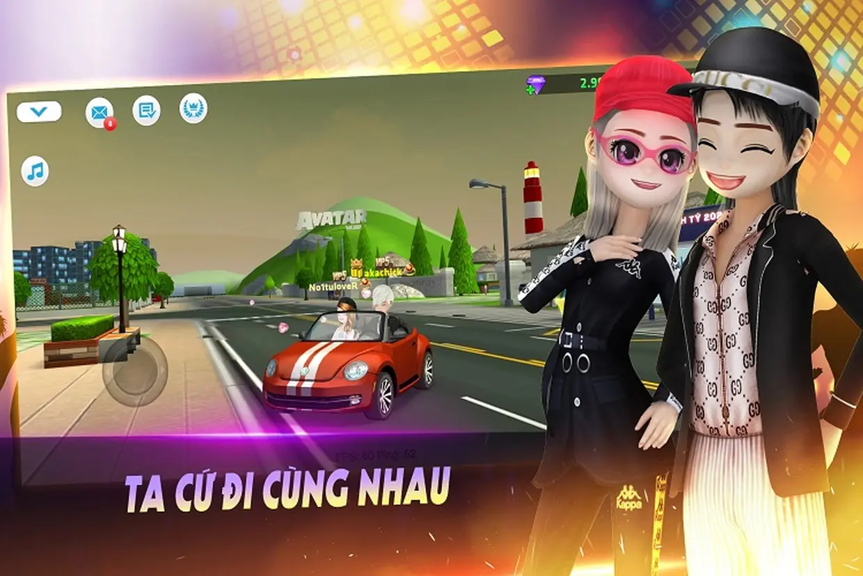 Tải game Avatar Musik 2: Thành phố âm nhạc siêu to khổng lồ, nơi bạn tỏa sáng cùng giai điệu