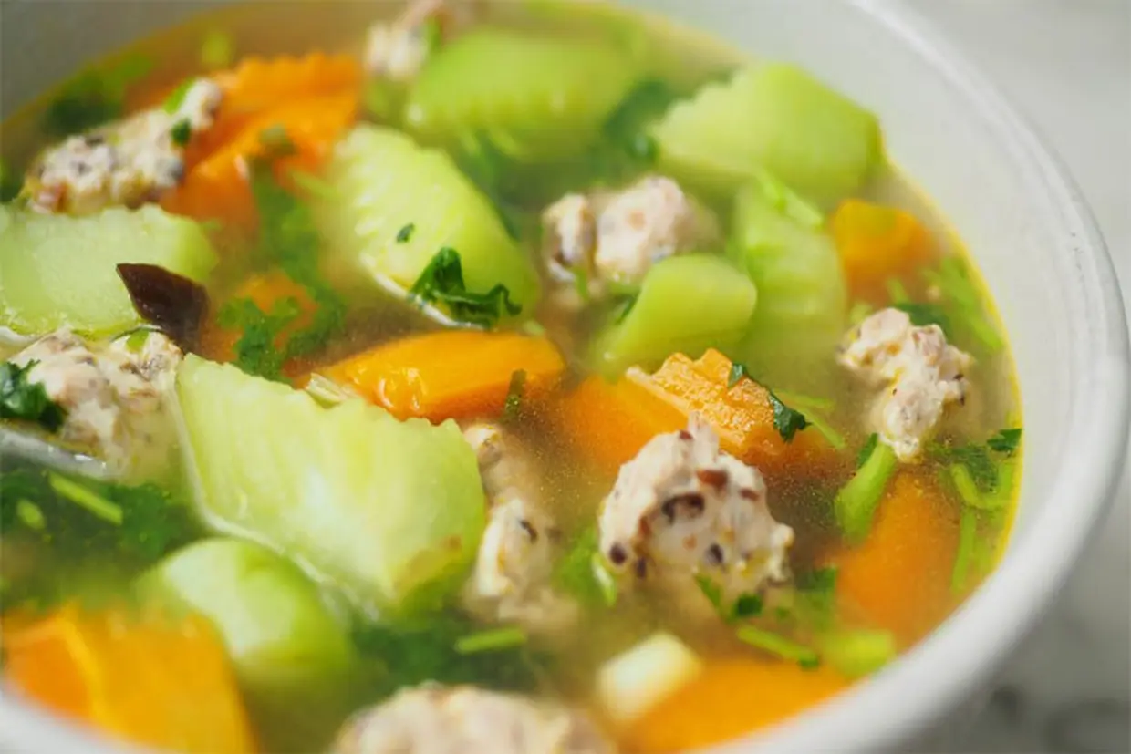 Nấu canh su su với mọc theo cách này, đảm bảo người lớn, trẻ nhỏ đều thích