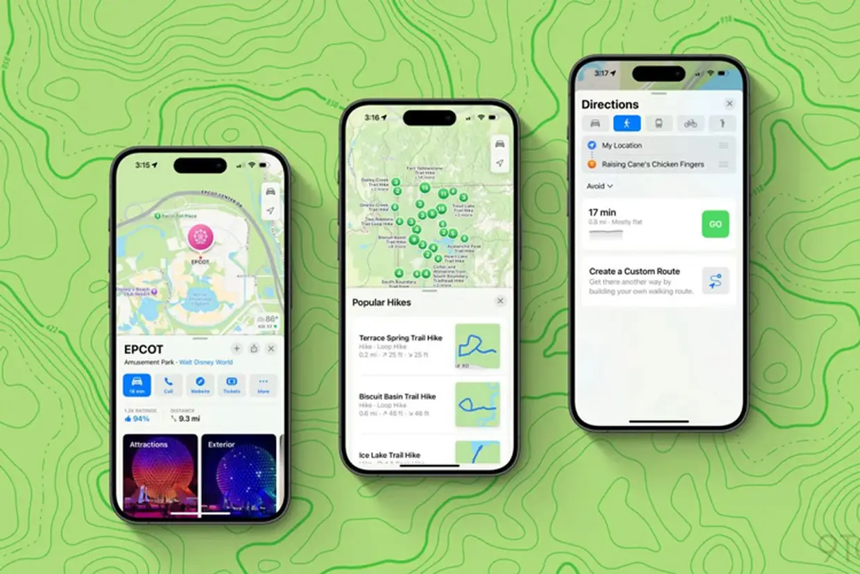 Những tính năng mới của Apple Maps trong iOS 18