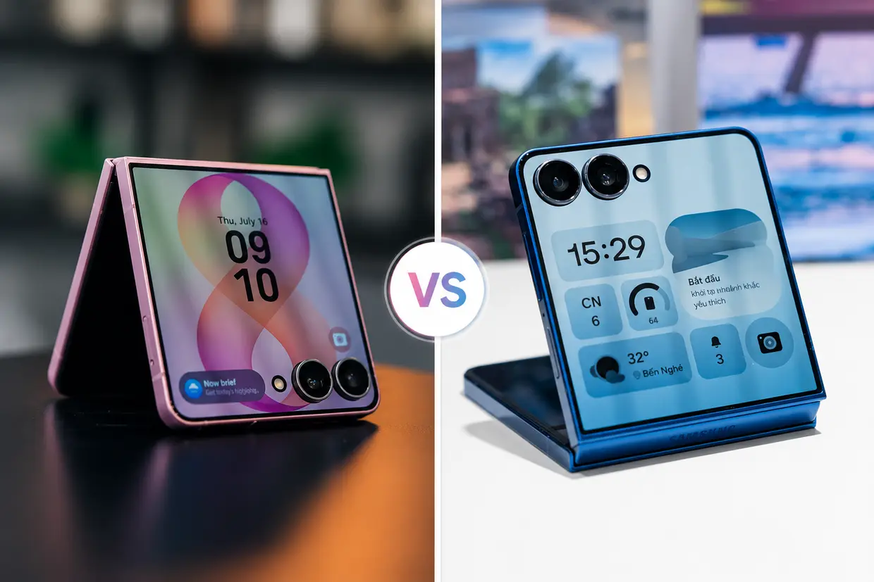So sánh Samsung Z Flip 8 và Z Flip 7: Khác biệt ra sao sau một thế hệ nâng cấp?