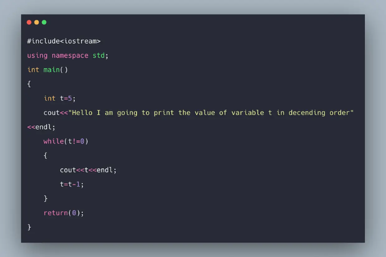 Vòng lặp while kết thúc khi nào? Thông tin về các vòng lặp C++