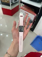 Apple Watch Series 9 GPS + Cellular 41mm Viền nhôm Dây cao su cỡ S/M Hồng MRHY3SA/A