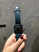 Đồng hồ thông minh Apple Watch Series 7 GPS 45mm viền nhôm xanh MKN83VN/A