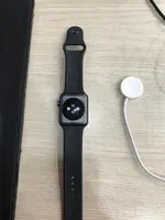 Đồng hồ thông minh Apple Watch Series 3 GPS, 42mm viền nhôm dây cao su đen MTF32VN/A
