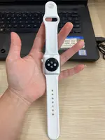 Apple Watch Series 3 GPS 38mm viền nhôm dây cao su Trắng