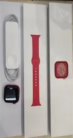 Đồng hồ thông minh Apple Watch Series 8 45mm GPS + Cellular viền nhôm đỏ dây cao su MNKA3VN/A