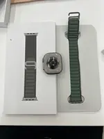 Đồng hồ thông minh Apple Watch Ultra 49mm viền Titanium dây Alpine Loop Xanh rêu Small MNHJ3VN/A