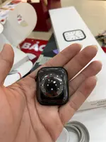Apple Watch Series 7 GPS 45mm viền nhôm dây cao su Xanh rêu