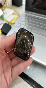 Đồng hồ thông minh Apple Watch Series 8 45mm GPS + Cellular viền nhôm đen dây cao su MNK43VN/A