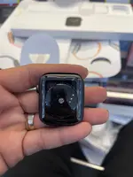 Đồng hồ thông minh Apple Watch SE GPS + Cellular 44mm viền nhôm Xám dây Nylong Đen MYF12VN/A