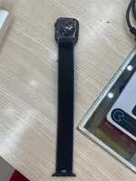 Đồng hồ thông minh Apple Watch SE GPS + Cellular 44mm viền nhôm Xám dây Nylong Đen MYF12VN/A
