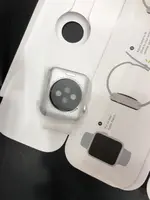 Đồng hồ thông minh Apple Watch Series 3 GPS, 38mm viền nhôm dây cao su Trắng MTEY2VN/A