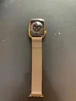 Đồng hồ thông minh Apple Watch Series 8 45mm GPS + Cellular viền thép vàng dây Milanese MNKQ3VN/A