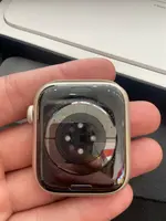 Đồng hồ Apple Watch Nike Series 7 GPS + Cellular 45mm viền nhôm Trắng dây cao su Trắng MKL43VN/A