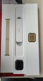 Đồng hồ thông minh Apple Watch Series 8 45mm GPS + Cellular viền thép vàng dây Milanese MNKQ3VN/A