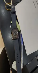 Đồng hồ Apple Watch Series 9 Demo GPS + Cellular 45mm Viền nhôm Dây cao su cỡ S/M Xanh Đen 3M597PA/A