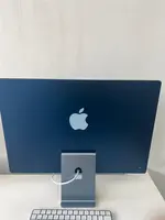 Máy tính iMac 24 2021 Retina 4.5K M1/8-Core CPU/8-Core GPU/8GB/256GB SSD Xanh da trời MGPK3SA/A