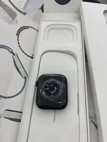 Apple Watch Series 9 GPS 45mm Viền nhôm Dây cao su cỡ S/M Xanh Đen MR993SA/A