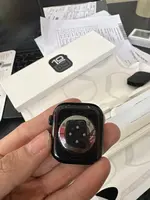 Đồng hồ Apple Watch Series 10 GPS 42mm Viền Nhôm Đen Bóng Dây Cao Su S/M MWWE3SA/A